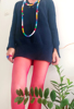 Slika od ZARA tamnoplavi pulover, S/M