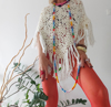 Slika od Vintage boho pončo, uni size