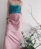 Slika od Vintage maxi roza suknja