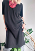 Slika od Oversize crna haljina