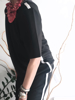 Slika od Oversize crna haljina