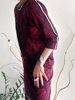 Slika od Leopard bordo haljina, S/XL