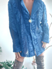 Slika od Vintage plava košulja, 46/oversize