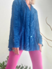 Slika od Vintage plava košulja, 46/oversize