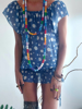 Slika od Vintage točkasta bluza, S/M