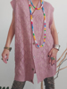 Slika od Oversize prsluk na kopčanje, S/XL