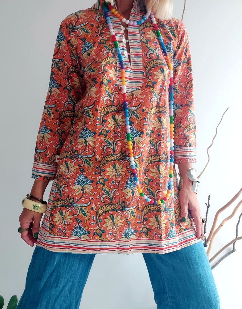Slika od Vintage indijska tunika, S/M