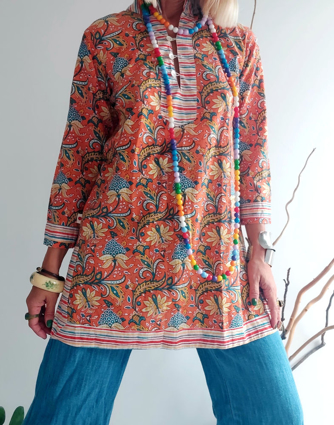 Slika: Vintage indijska tunika, S/M