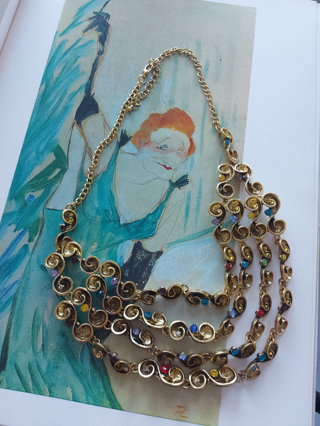 Slika: Vintage raskošna ogrlica