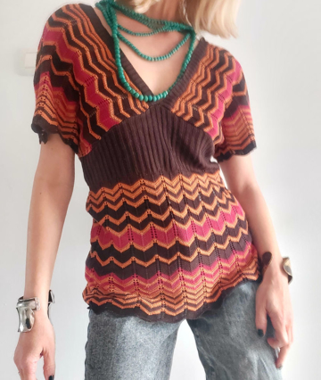 Slika: Vintage boho top S/M