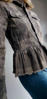 Slika od Peplum traper jakna/sako, S/M