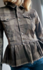 Slika od Peplum traper jakna/sako, S/M