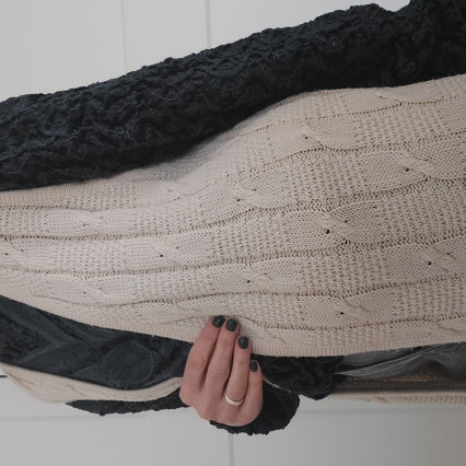 Slika: Vintage dugi prsluk, S/L