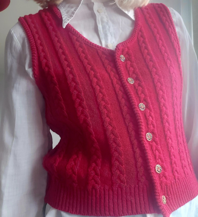 Slika: Vintage vuneni prsluk