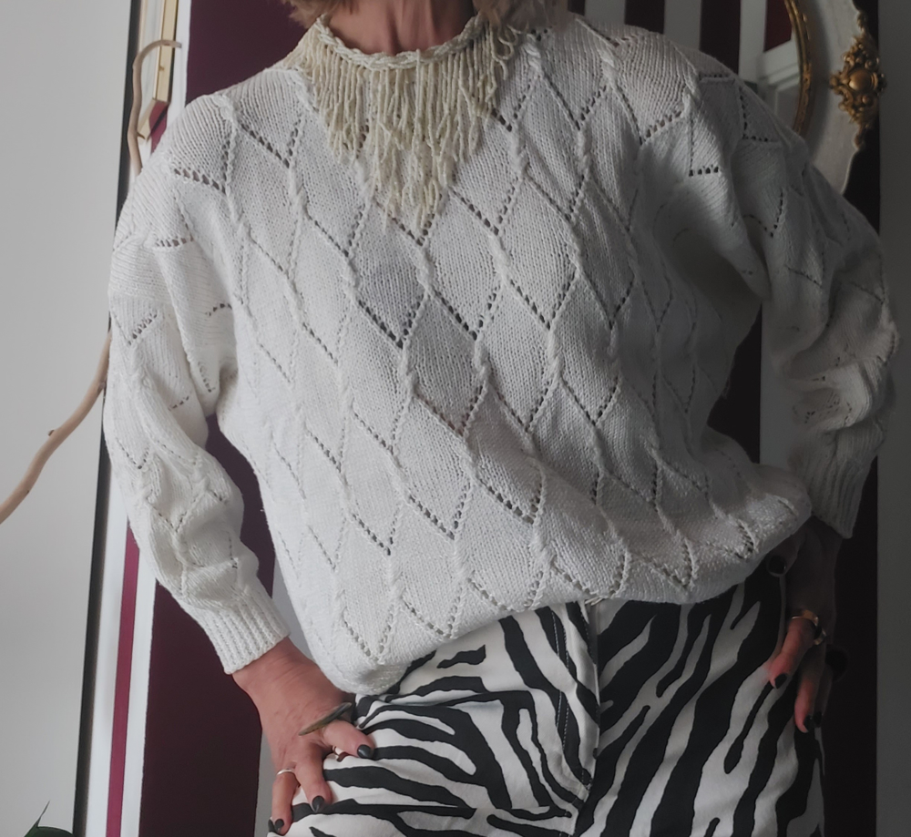 Slika od Vintage ručno štrikani pulover