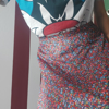 Slika od Vintage unikat šivana široka suknja